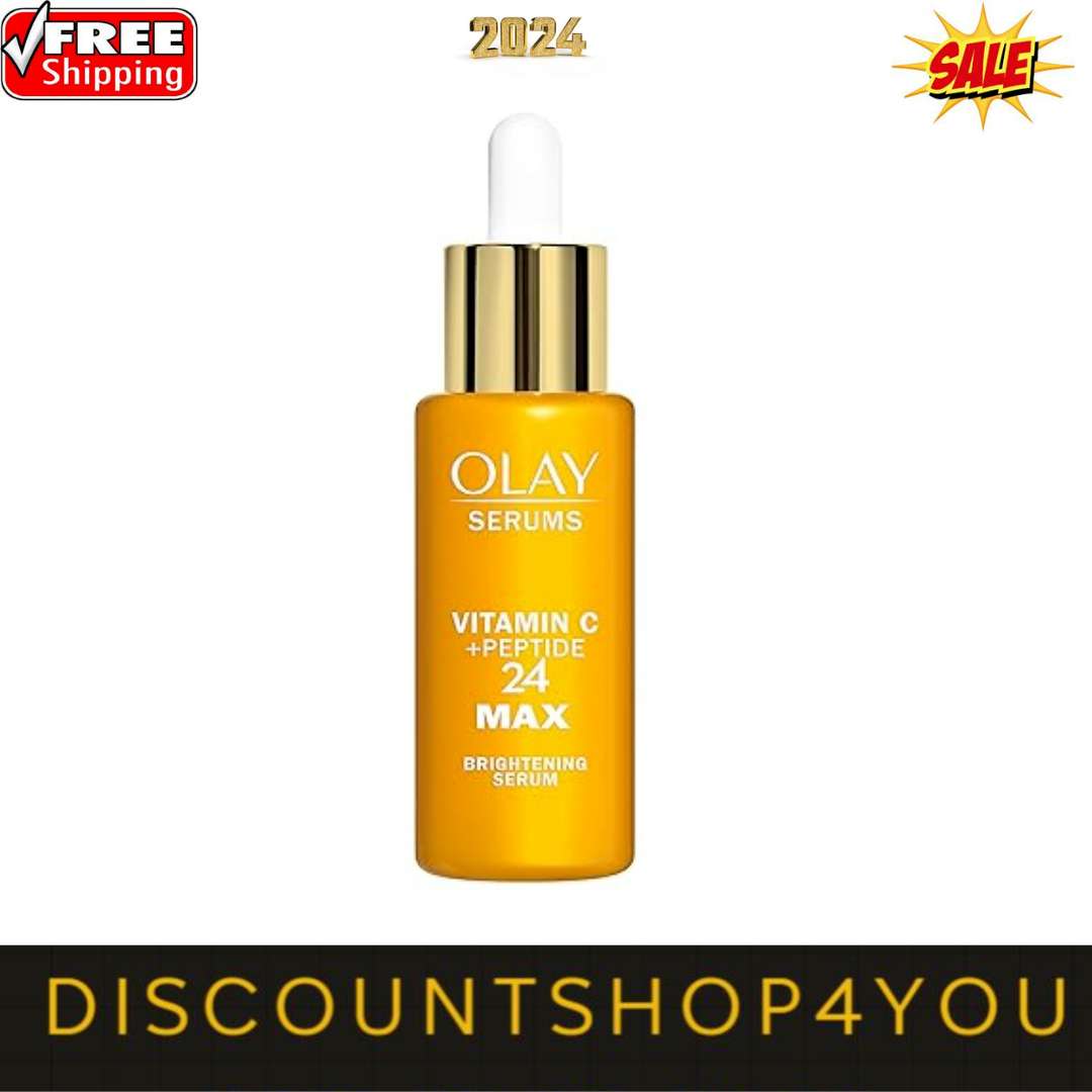 Olay Serums Vitamin C + Peptide MAX Brightening Serum gift best stock 2024 face